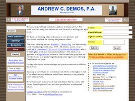 Andrew C. Demos (Pembroke Pines, Florida)