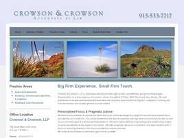 Mr. Harold E. Crowson, Jr. (El Paso, Texas)