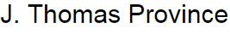 J. Thomas Province (Madison, Virginia)