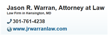 Jason R. Warran, Attorney at Law (Kensington, Maryland)