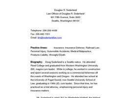 Mr. Douglas Richard Soderland (Seattle, Washington)