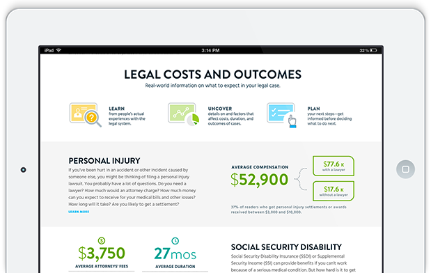 Legal Costs and Outcomes